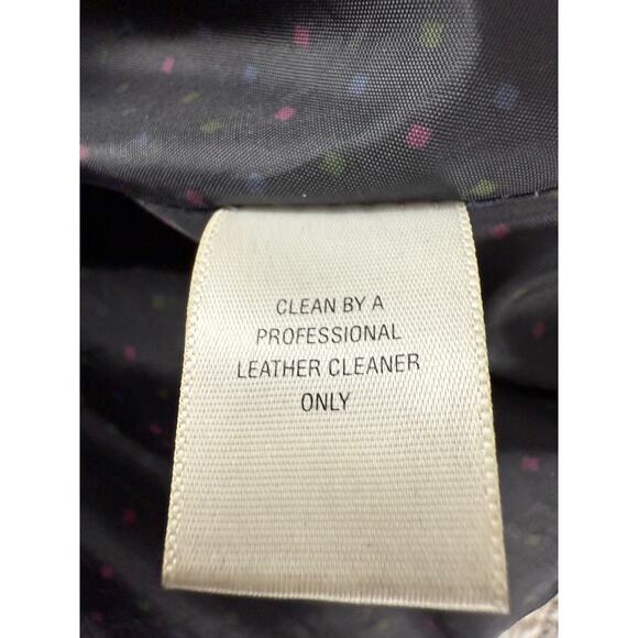 Convington Size M Moto Leather Jacket Black Notched Long Sleeve Button Outdoor - Picture 9 of 10